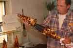 gateau &agrave; la broche, d&eacute;moulage du gateau